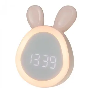 Non communiqué Réveil Mary's, veilleuse, lapin rose, Ecolight, USB, illuminé, MW20532