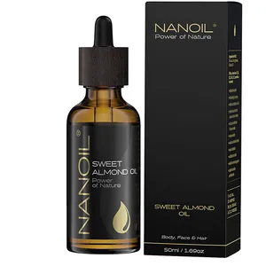 Comparateur de prix : Nanoil Sweet Almond Oil huile d'amande visage, corps et cheveux 50 ml