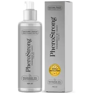 PheroStrong Pheromone By Night For Men Massage Oil 100ml pas cher