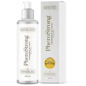 PheroStrong Pheromone By Night For Women Massage Oil 100ml pas cher