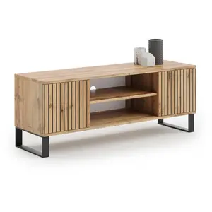 Kobi Meuble TV Focus 155 cm - déco, style loft FOCUS rtv cabinet pas cher