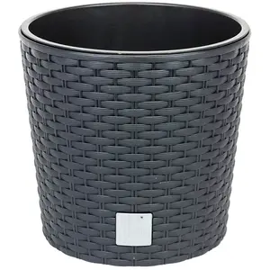 Comparateur de prix : Pot de fleurs avec insert Prosperplast Rato Round DRTUS400L-S433 - anthracite