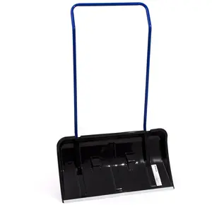 Prosperplast - pelle a neige double manche metale manchon en polypropylene hauteur 1270 mm noir pas cher