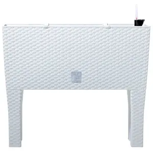 Comparateur de prix : Prosperplast Rato Case High Pot de fleurs blanc 30L