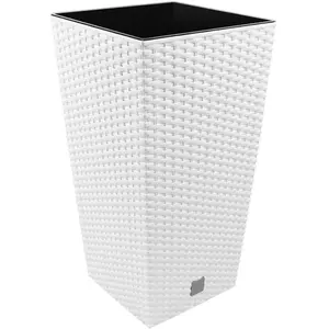Prosperplast Marmite Rato 91,5 litres avec insert 40 x 40 x 75 cm en blanc pas cher