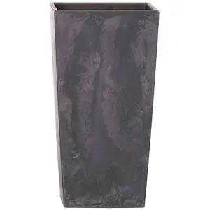 Comparateur de prix : Prosperplast Pot De Fleur High Urbi Square Effect 35l 55x29.5x29.5 Cm