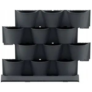 Comparateur de prix : Prosperplast Pot De Fleur Cascade Garden Vertical 68.5x19x54.6 Cm