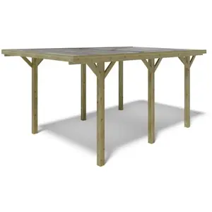 Comparateur de prix : Carport, abri de voiture 3,04x5,12 m - 15,56 m2 - couverture pvc