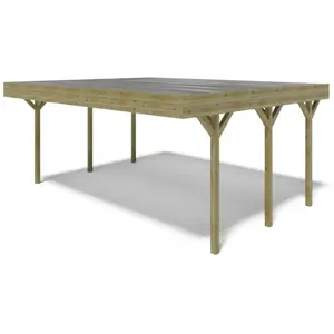 Comparateur de prix : Carport, abri de voiture 6,06x5,03 m - 30 m2 - couverture pvc