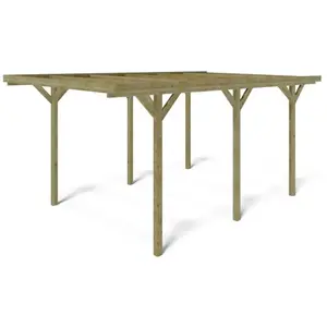 Comparateur de prix : Altanka - Carport, abri de voiture 3,04x5,12 m - 15,57 m2