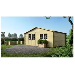 Comparateur de prix : Altanka - Abri de jardin en bois - 30m2 - 6x5m - Ep. 40mm - Couleur: n...