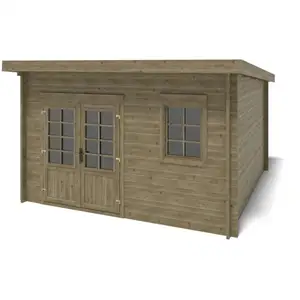 Altanka - Abri de jardin en bois - 12m2 - 4x3m - Traité - Ep. 40mm - C... pas cher