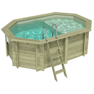 ALTANKA Piscine Nemo 4.3 X 3 H.1.31 M Avec Plage, Sable, Fixations À Sceller pas cher