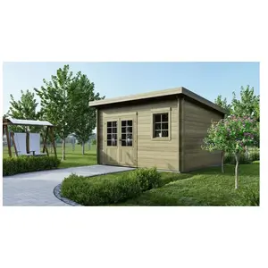 Altanka - Abri de jardin en bois - 16m2 - 4x4m - Traité - Ep. 40mm - C... pas cher