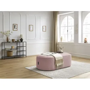 Pouf pour canapé modulable ROUSSEAU velours côtelé Violet   BOBOCHIC TU