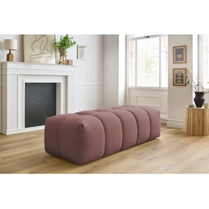 Pouf MONT-BLANC tissu Rose   BOBOCHIC TU