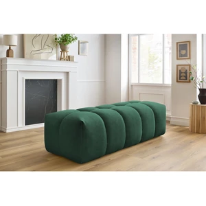 Pouf MONT-BLANC velours Vert   BOBOCHIC TUVendu parbobochic-paris