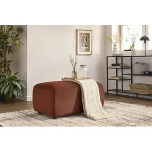 Fauteuil & pouf Bobochic Pouf enjoy Orange pas cher