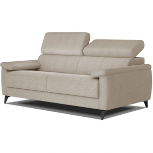 Courtois Laville Canapé droit 3 places XXL tissu beige pas cher