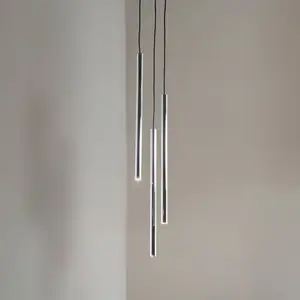 SIGMA Suspension Sopel Lux, à 3 lampes, ronde, noir/argent, G9 pas cher