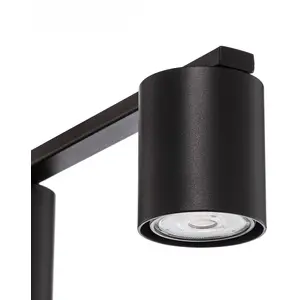 SIGMA Spot pour plafond Sky, à 5 lampes, noir pas cher