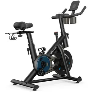Vélo de Spinning MERACH MR-S26B2 Noir 136 kg Connectivité 2.4 GHz