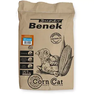 Super Benek Compact Litière pour Chat Bentonite Grit Sea Breeze 25 l