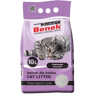 Comparateur de prix : Litière Super Benek Lavande pour chat - 10 L (environ 8,3 kg)