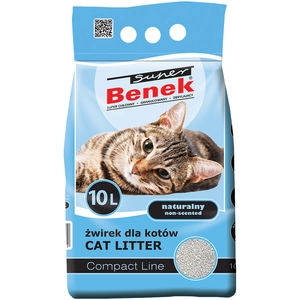 Litière Super Benek Compact pour chat - 10 L (environ 8,8 kg)