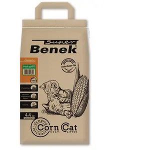 Comparateur de prix : Super Benek Corn Cat Litière pour Chat Parfum Herbe fraîche