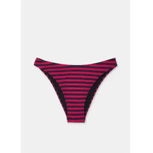 Bas de maillot de bain rayé femme Diverse Iskea 263 Bleu XS 10049921-Navy-Pink pas cher