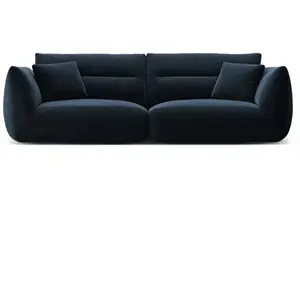 CXL BY CHRISTIAN LACROIX Canapé modulable "Maurie" 4 places en velours bleu roi TU pas cher