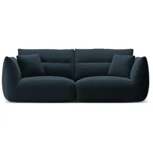 CXL BY CHRISTIAN LACROIX Canapé modulable "Maurie" 3 places en chenille bleu marine TU