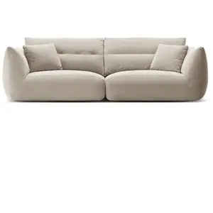 CXL BY CHRISTIAN LACROIX Canapé modulable "Maurie" 4 places en chenille beige clair TU pas cher