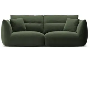 CXL BY CHRISTIAN LACROIX Canapé modulable "Maurie" 3 places en chenille vert mousse TU pas cher