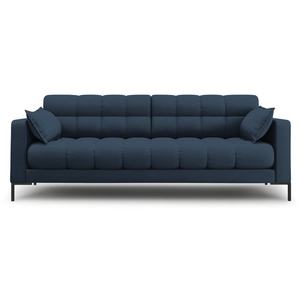 Micadoni Home Canapé 3 places en tissu structurel bleu pas cher