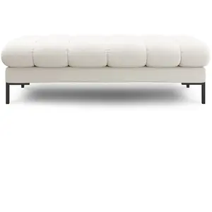 Comparateur de prix : COSMOPOLITAN DESIGN Banc "Bali" 2 places en tissu structurel beige clair TU