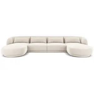 Comparateur de prix : Cosmopolitan design Canapé panoramique Tulum - Beige