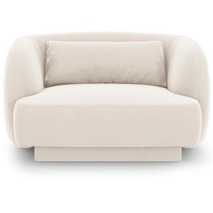 Comparateur de prix : Fauteuil tulum en velours beige clair COS_ARM_51_F1_TULUM1