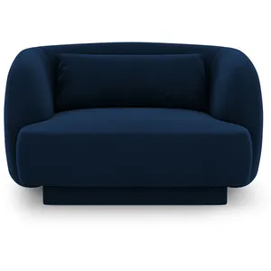 Comparateur de prix : Fauteuil tulum en velours bleu roi COS_ARM_51_F1_TULUM2