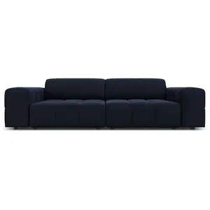 CXL by Christian Lacroix Canapé 3 places en tissu velours bleu foncé pas cher