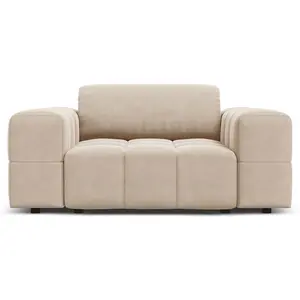 Comparateur de prix : CXL by Christian Lacroix Fauteuil en tissu velours beige clair