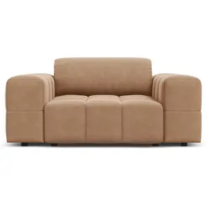 Comparateur de prix : CXL by Christian Lacroix Fauteuil en tissu velours beige foncé