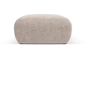 Maison Héritage - Pouf Theo 1 Place beige - 75x75x36 cm OS