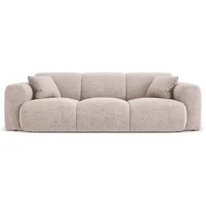 Maison Héritage - Canapé Theo 3 Places beige - 235x95x72 cm OS pas cher