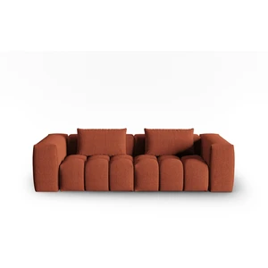 CXL by Christian Lacroix Canapé modulable 3 places en tissu structurel corail pas cher