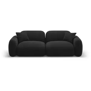 CXL by Christian Lacroix Canapé modulable 3 places en velours anthracite pas cher