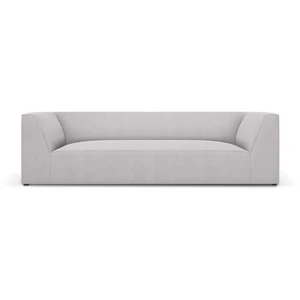 Micadoni Home Canapé 3 places en tissu structurel gris clair pas cher