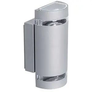 Comparateur de prix : Kanlux Eglo - Applique murale extérieure 2xGU10 arrondie Grise