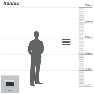 Tableau de distribution avec rail DIN 12 modules - Kanlux